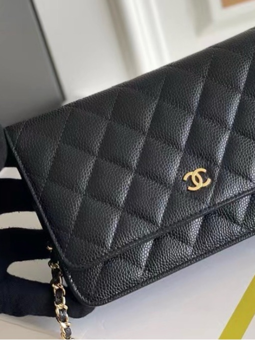 CHANEL Black Quilted bag
